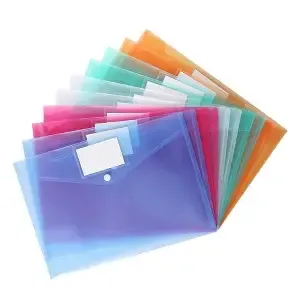 Document Clear Bag A4 Green ESS 061375DO