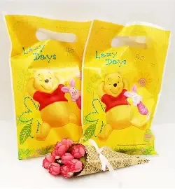 ESS 6pcs CARTOON loot bags kids birthday party supplies, ESS-KD154 6X9"