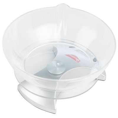 RAMTONS SILVER KITCHEN SCALE + BOWL, 5KG- RM/299
