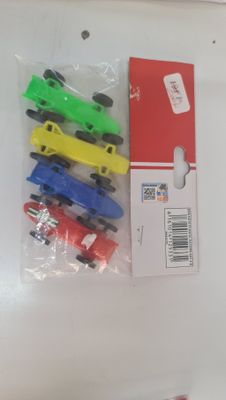 ESS KD16 Plastic Racing Cars 4pcs in assorted Colour 29331