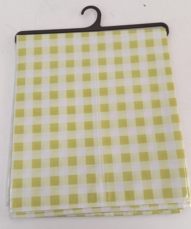 ESS PVC WaterProof Table Cloth Green Checked 135X180CM TA-6