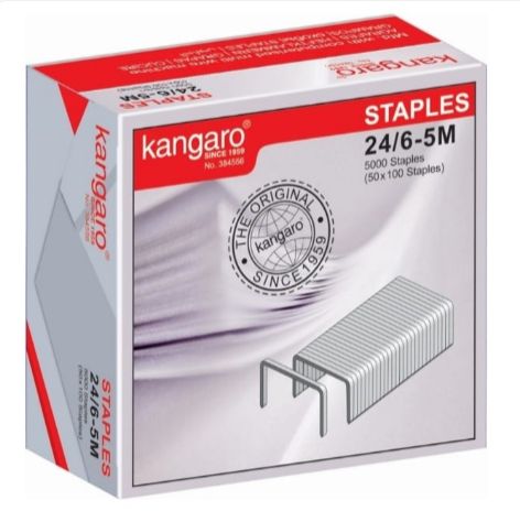 KANGARO STAPLES 24/6 - 5M - 5000's - ORIGINAL