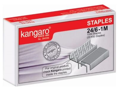 SPECIAL OFFER ON KANGARO STAPLES NO. 24/6 - 1M - 1000&#39;S - ORIGINAL