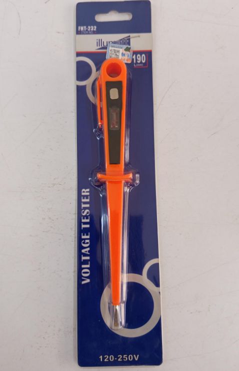 Voltage Tester, 190Mm Length, 120 – 250V Range, Blue Color Illumat FHT-232