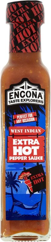 Encona West Indian Extra Hot Pepper Sauce, 142 ml, Chilli