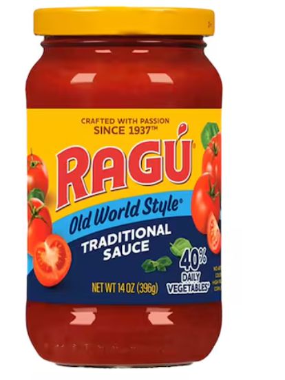 Ragu Old World Style Mushroom Sauce 140oz
