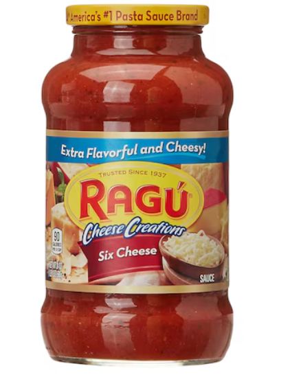Ragu Cheese Creation Six Cheese Sauce 680g, 24oz
