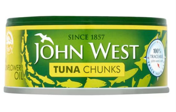 John West Tuna Chunk In Sunflower Oil 145G - Canned Fish