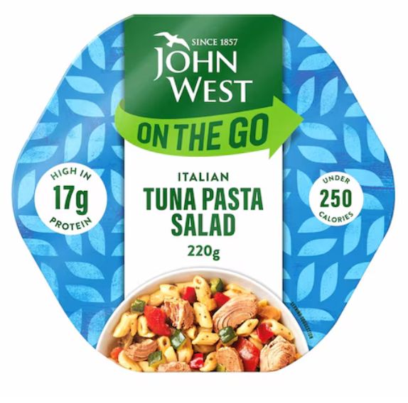 John West On The Go Italian Tuna Pasta Salad 220g