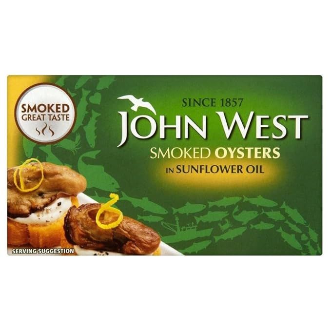 John West Smoked Oysters in Sunflower Oil (85g)