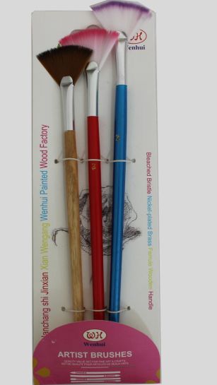 PAINT BRUSH DK 947 (3 PCS) MIXED COLOURS ARTPRO