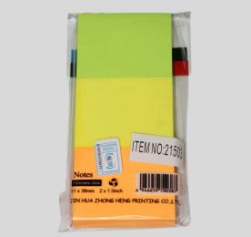 STICKY NOTE 2 X 1.5 (3 COL) (21503) ARTPRO