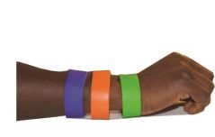 WRIST BAND BIG ARTPRO, Black, Blue, Green, Orange