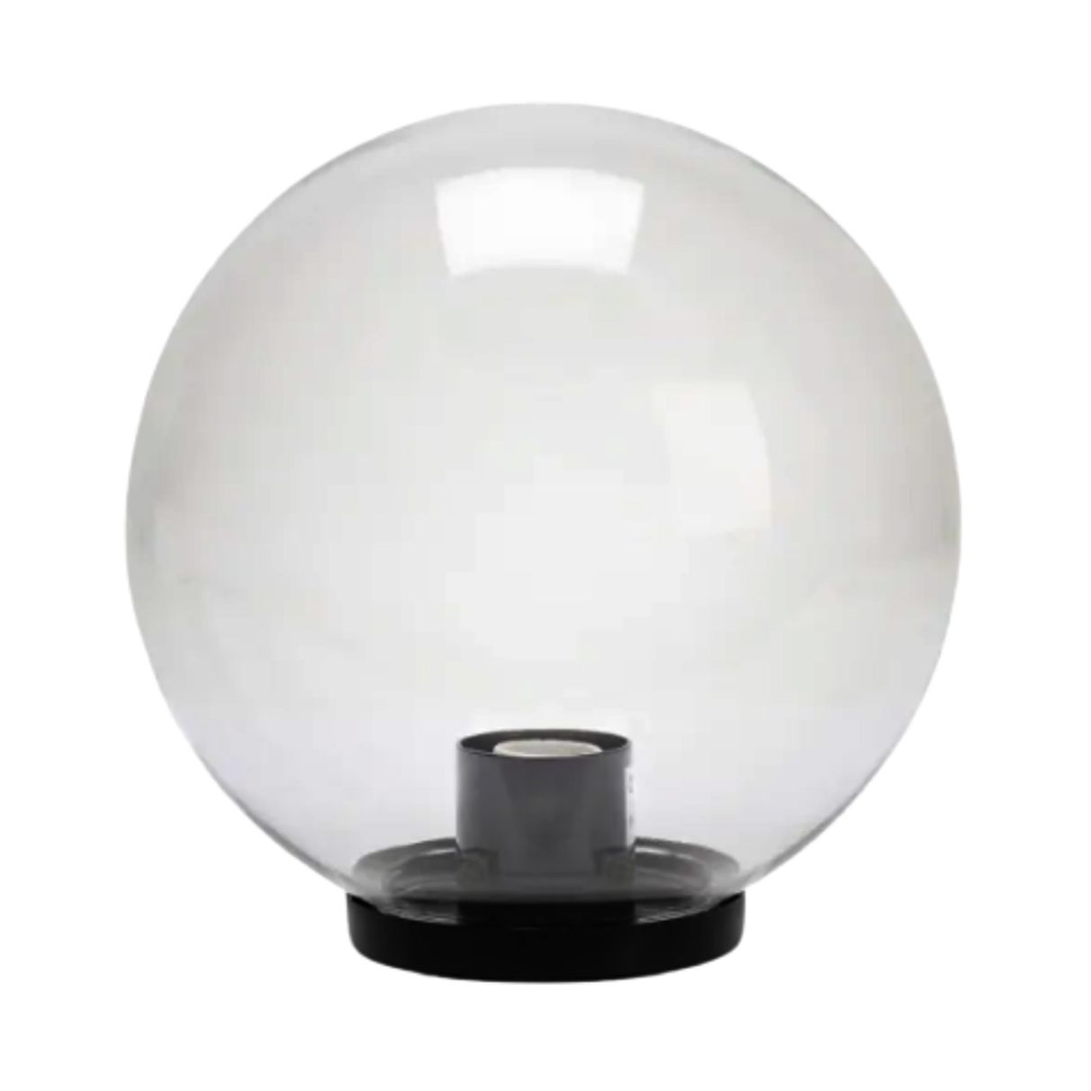 ILLUMATT GP 300mm Clear Outdoor Sphere with E27 Lamp Holder and Base ILM0554LF-GP
