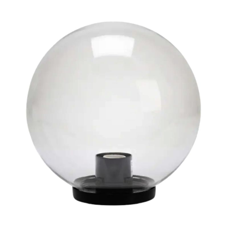 ILLUMATT GP 300mm Clear Outdoor Sphere with E27 Lamp Holder and Base ILM0554LF-GP