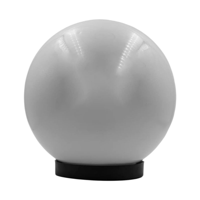 ILLUMAT GP 400mm Opal Outdoor Globe with E27 Lamp Holder and Base
