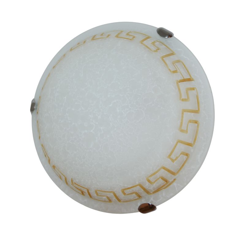 ILLUMAT SU SMALL GLASS CEILING LIGHT 1XE27 ZIGZAG ILM0825LF-SU