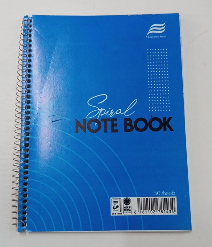 Side Spiral Note Book A5 by Economic Brand