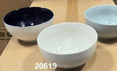 KitchenPro 5.5&quot; Glass Bowls with multicolours 20619