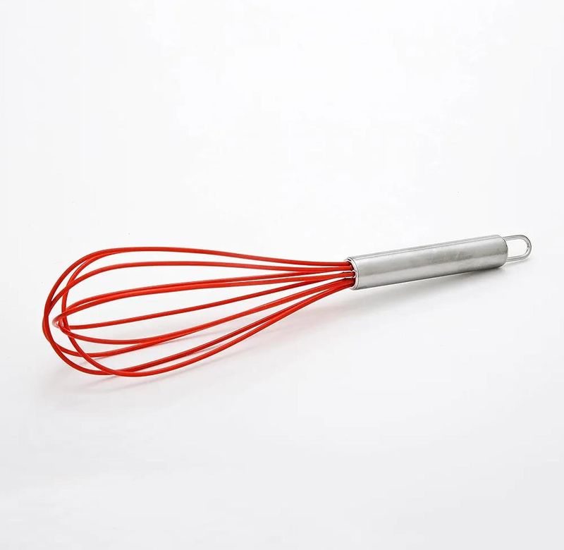 silicon whisk 20cm for non stick pots