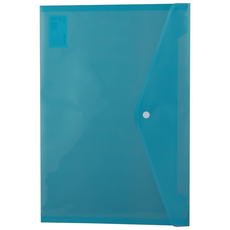 DELI 38165 AURORA MY CLEAR BAG FC BLUE 0.12MM