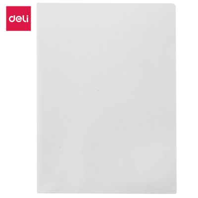 DELI E5707 L-SHAPE FOLDER CLEAR A4 160MI