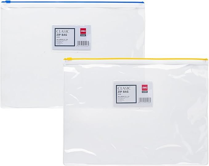 Deli A4 PVC Zip Bag (E5526)