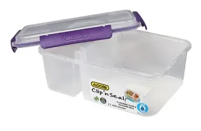 Addis Clip &amp; Seal 2l Div Rectangular Clear 2l