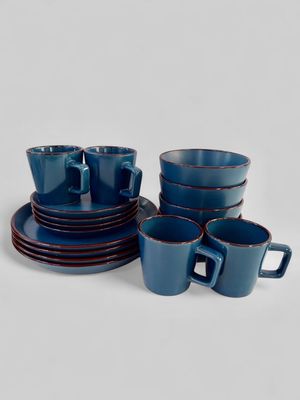 All About 16pc Dinner Set bowls, plates and cup Set