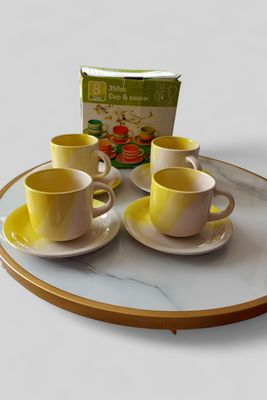 All About home Porcelain Tea set 350 ml 4pcs