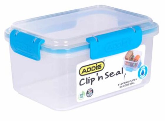 Addis Clip And Seal Rectangular Divider Container 2L Blue
