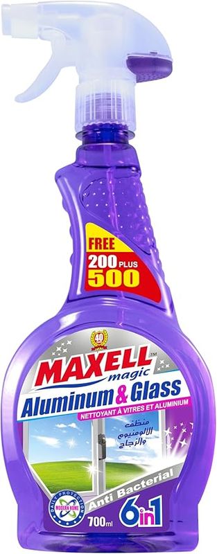 Maxell Magic Glass &amp; Aluminum and Cleaner Spray 700Ml 6in1