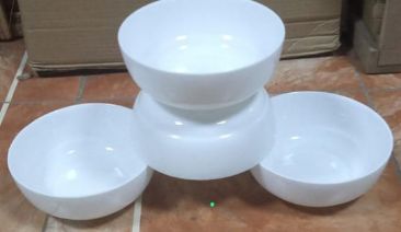 KitchenPro 6.5-Inch White Glass Bowl 26pcs set (12090)