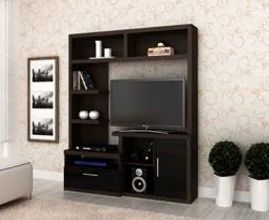 Tecnomobili Entertainment Unit TV Stand E1707.0001 Tobacco/Black