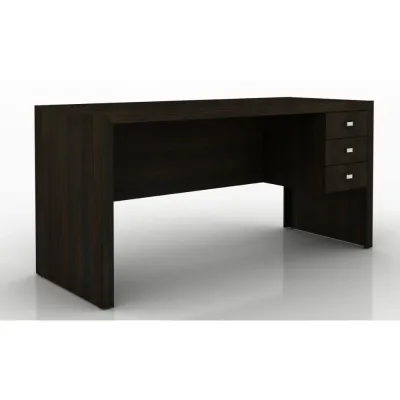 Tecnomobili Reversible Office Desk, ME4113.0002 Tobacco, 155 x 60 x 74 cm