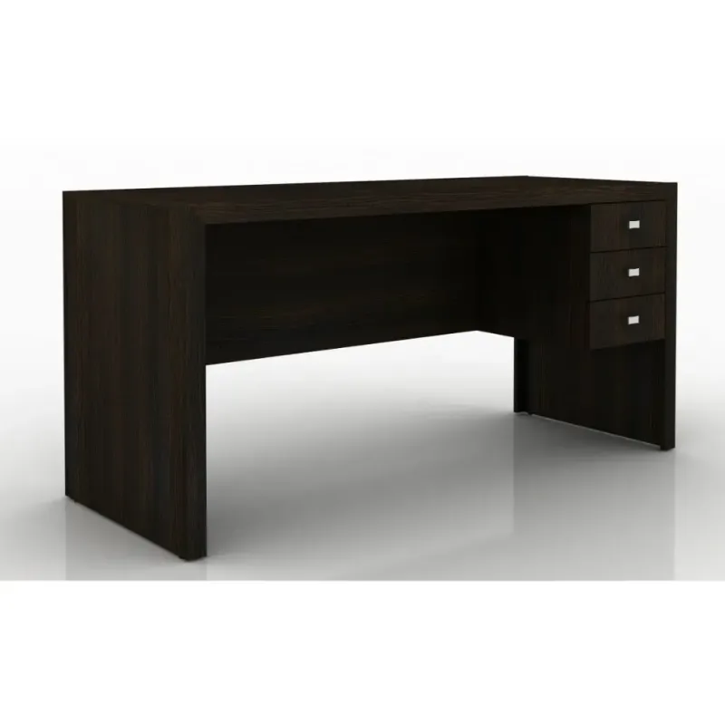 Tecnomobili Reversible Office Desk, ME4113.0002 Tobacco, 155 x 60 x 74 cm