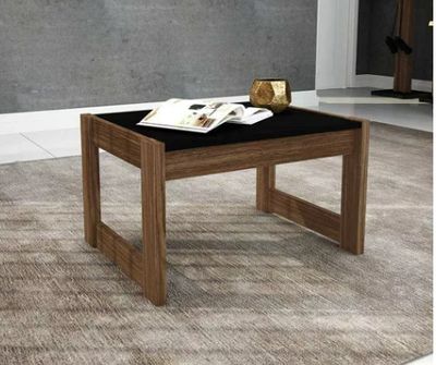 Tecnomobili Coffee Table, White/Walnut AZ1022.0001
