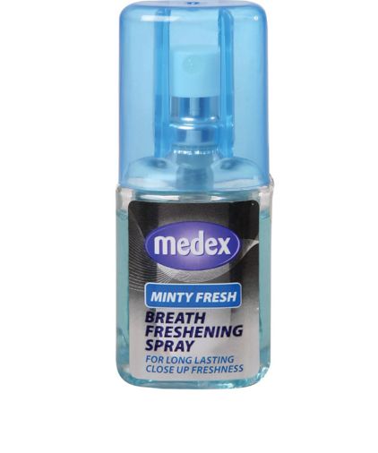 MEDEX 20ml Minty Fresh Breath FRESHENER Mouth Spray Bad Breath Long Lasting