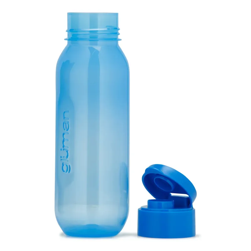 Gluman 500 ml Leak proof Plastic Claro Mini Spout Water Bottle | Anti-Bacterial &amp; BPA Free | Flip-Top Spout Lid Plastic | 100% Food Grade | Ideal for Gym, Travel, School, Office, Kids -