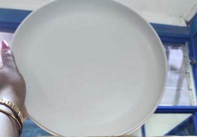 White Fall Matte Plate No.55 Lotus1