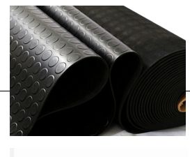 Round Dot Rubber Floor Mat - 3mm x 1m x 3m (ACS02001-3)