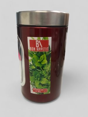 BA Stainless Steel Storage jar 1L