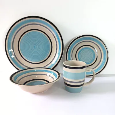 Ceramic 16pc dinner set colorful dinnerware  set #Essa 1056