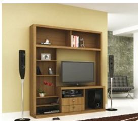 Tecnomobil Entertainment Unit 1702.0001 Walnut	162 x 193.5 x 27.6cm