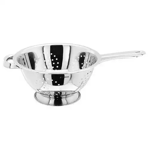 Marvel Polished Stainless Steel Long Handle 24cm Colander