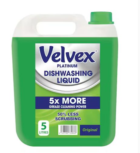 Velvex Dishwashing Liquid Original 5L
