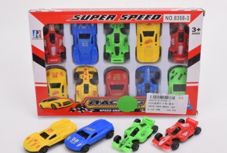Free Wheel Toy Car 10pcs 8358-3 70157519000