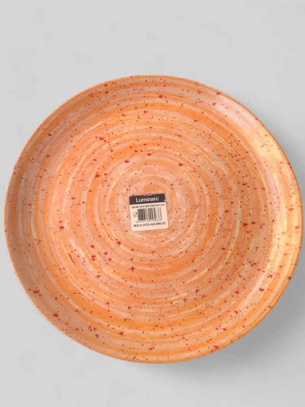Luminarc Diwali Terracot &amp; Red Dinner Plate 27cm #V8150