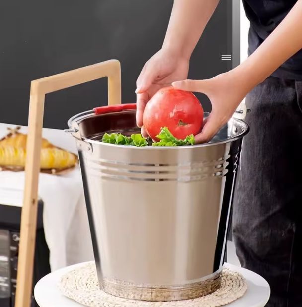 Rashnik stainless steel bucket 10Litres