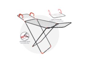 Perilla Sabina 2 in 1 Drying Rack | Foldable &amp; Portable |Made in Turkey